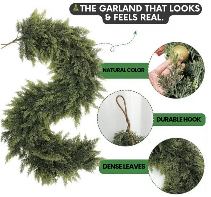 Winter Cedar Garland
