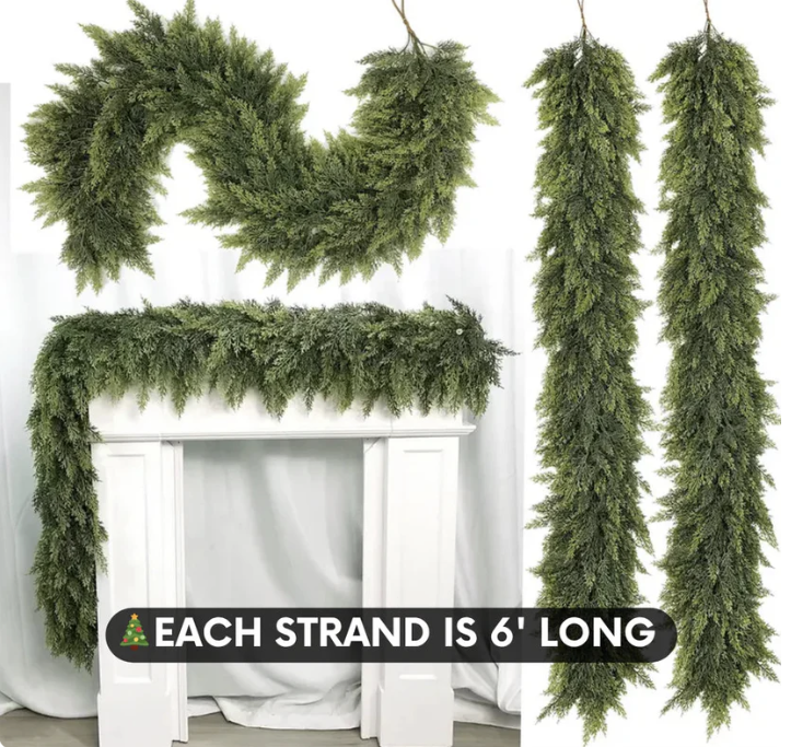 Winter Cedar Garland